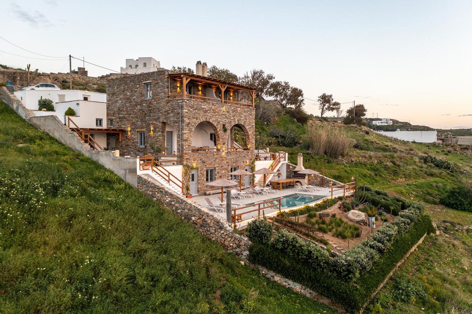 Villa Papa Glinado Naxos ภายนอก รูปภาพ
